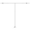 vidaXL Standmarkise Manuell Einziehbar 350x250 cm Creme