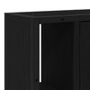 vidaXL Badezimmer-Spiegelschrank Schwarze Eiche 60 x 16 x 60 cm Holzwerkstoff