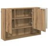 vidaXL Spiegelschrank Artisan-Eiche 80 x 17 x 55 cm Holzwerkstoff