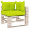 vidaXL 5-tlg. Garten-Lounge-Set aus Paletten mit Kissen Kiefernholz