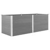 vidaXL Garten-Hochbeet 250 x 100 x 91 cm WPC Grau