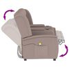vidaXL 4-Sitzer Massagesessel mit Getränkehalter Taupe