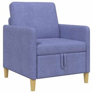 vidaXL Sofa mit Stauraum Jeans blau 72 x 78 x 87 cm Polyester