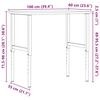 vidaXL Werkbank 100x(55-60)x(71,5-98) cm Massivholz Buche