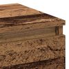 vidaXL Nachttisch mit Schubladen Altholz 40 x 35 x 70 cm Holzwerkstoff