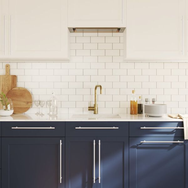 vidaXL M&ouml;belgriffe 10 Stk. Silbern 320 mm Edelstahl