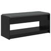 vidaXL Flurbank Schwarz Eichen-Optik 103 x 38 x 45 cm