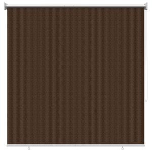 vidaXL Au&szlig;enrollo 90% UV-Block Braun 120 x 230 cm HDPE