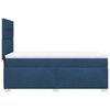 vidaXL Boxspringbett mit Matratze Blau 100x200 cm Stoff