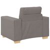 vidaXL Sofasessel Taupe 100x78x80 cm Stoff