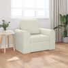 vidaXL Schlafsofa Creme 98 x 71 x 83 cm Samt