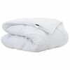 vidaXL Winterbettdecke 220 x 155 x 0 cm Winter Polyester Wei&szlig;