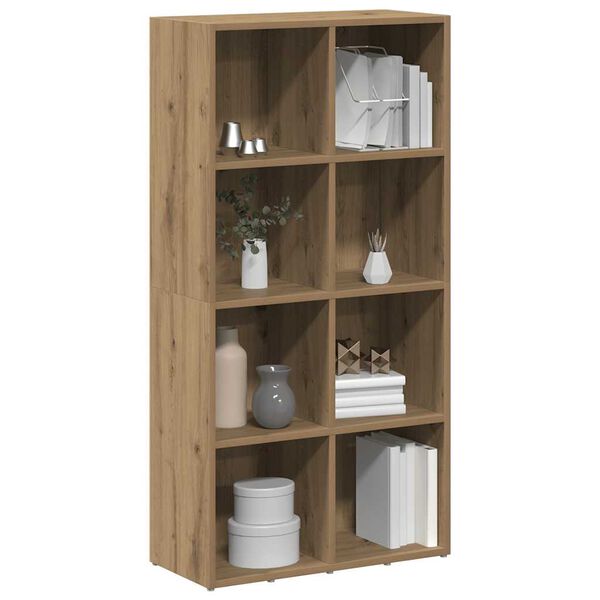 vidaXL B&uuml;cherregal Artisan-Eiche 66x30x130 cm Holzwerkstoff