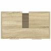 vidaXL Waschbeckenunterschrank Sonoma-Eiche 60x33x60 cm Holzwerkstoff