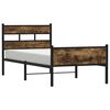 vidaXL Bettgestell ohne Matratze R&auml;uchereiche 100x190 cm Holzwerkstoff