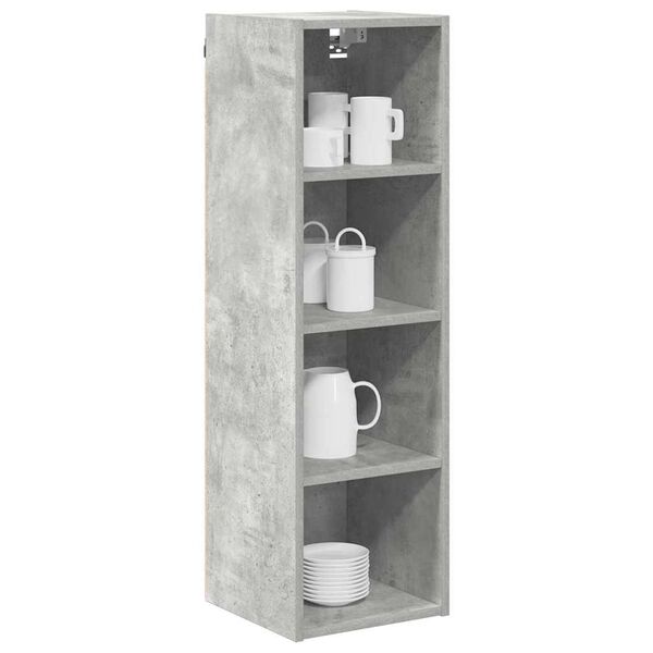 vidaXL H&auml;ngeschrank Beton Grau 30 x 29,5 x 100 cm Holzwerkstoff