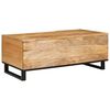 vidaXL Couchtisch Artisan-Eiche 100 x 54 x 40 cm Massivholz Mango