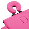 vidaXL Massageliege Klappbar 3-Zonen mit Holzgestell Rosa