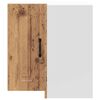 vidaXL K&uuml;chen-Eckh&auml;ngeschrank Kalmar Altholz-Optik Holzwerkstoff