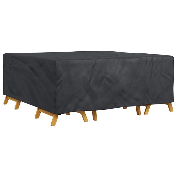 vidaXL M&ouml;belbezug Uni Schwarz 200 x 200 x 90 cm 600D