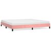 vidaXL Bettgestell Rosa 200x200 cm Samt