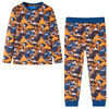Kinderpyjama mit Langen &Auml;rmeln Cognac 92