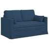 vidaXL Sofa 2 pcs Blau 139 x 78 x 80 cm Stoff