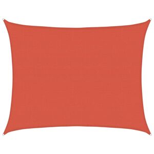 vidaXL Sonnensegel 160 g/m&sup2; Terrakottarot 6x7 m HDPE