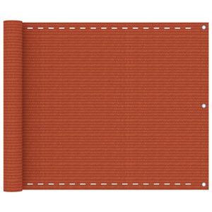 vidaXL Balkon-Sichtschutz Orange 75x300 cm HDPE