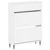 vidaXL Schuhschrank ZWOLLE 78 x 24 x 103 cm Holzwerkstoff Wei&szlig;