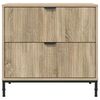 vidaXL Nachttisch Sonoma-Eiche 63,5 x 36 x 61 cm Holzwerkstoff