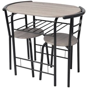 vidaXL Fr&uuml;hst&uuml;ckstisch Bar-Set MDF