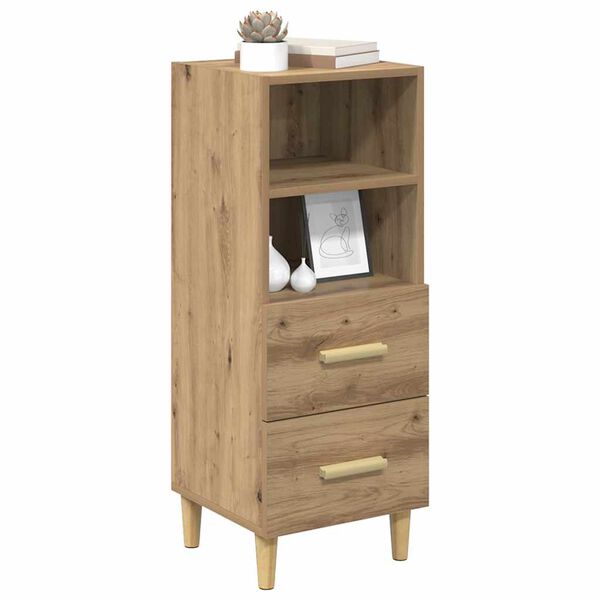 vidaXL Sideboard Artisan-Eiche 34 x 34,5 x 90 cm Holzwerkstoff
