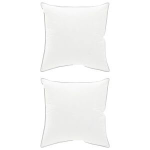 vidaXL Kopfkissen 2 stk. 40 x 40 cm Australische Wolle Wei&szlig;