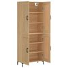 vidaXL Highboard Sonoma-Eiche 69,5x34x180 cm Holzwerkstoff
