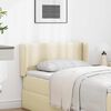 vidaXL Kopfteil Ohr Creme 40,5 x 40,5 x 4 cm PVC