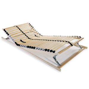 vidaXL Lattenrost mit 28 Latten 7 Zonen 90x200 cm