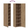 vidaXL Highboard 2 pcs Artisan-Eiche 50 x 42,5 x 185 cm