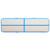 vidaXL Aufblasbare Gymnastikmatte mit Pumpe 700x100x20 cm PVC Blau