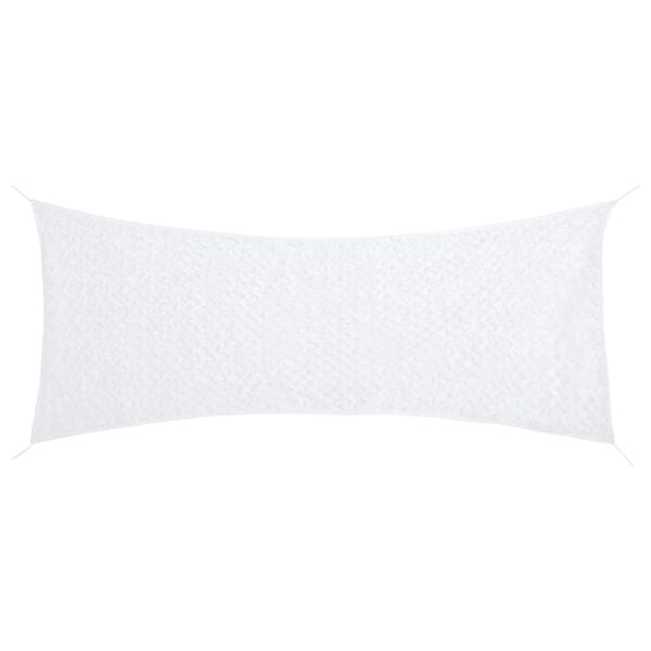 vidaXL Tarnnetz mit Aufbewahrungstasche 312x140 cm Wei&szlig;