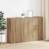vidaXL Wandschrank 2 pcs Artisan-Eiche 69,5 x 34 x 90 cm Holzwerkstoff