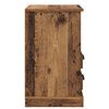 vidaXL Nachttisch 2 pcs Altholz 36 x 43 x 60 cm Holzwerkstoff