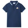 vidaXL Kinder-Poloshirt Dunkelblau 116