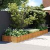 vidaXL Hochbeet 482x100x36 cm Cortenstahl