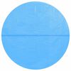 Runde Pool-Abdeckung PE Blau 549 cm
