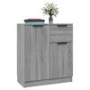 vidaXL Sideboards 2 Stk. Grau Sonoma 60x30x70 cm Holzwerkstoff