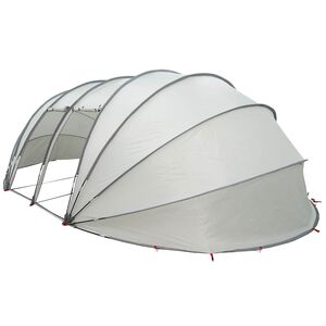 vidaXL Poolzelt Kuppel Grau 640 x 432 x 205 cm
