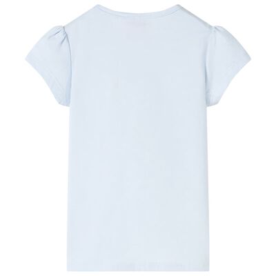 Kinder-T-Shirt Hellblau 92