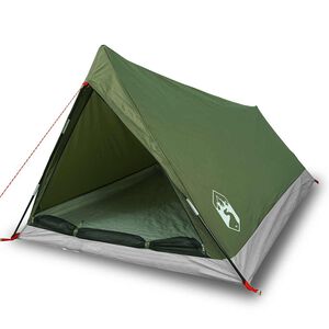 vidaXL Campingzelt 2 Personen Olivgr&uuml;n Wasserdicht