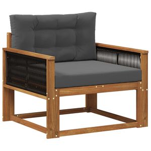 vidaXL Outdoor Mittelsofa Natur